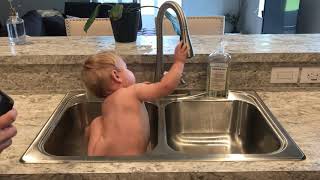 March 24th, 2019 - Jack’s First Sink Bath