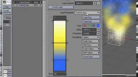 Emitter, paricle age
