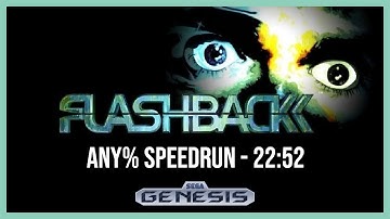 Flashback (Genesis) Any% Speedrun - 22:52