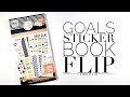 Happy Planner // Goals Sticker Book Flip Though