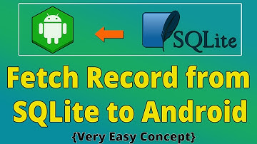 Android tutorial in Hindi | Android SQLite Database Tutorial | Fetching Record from Table