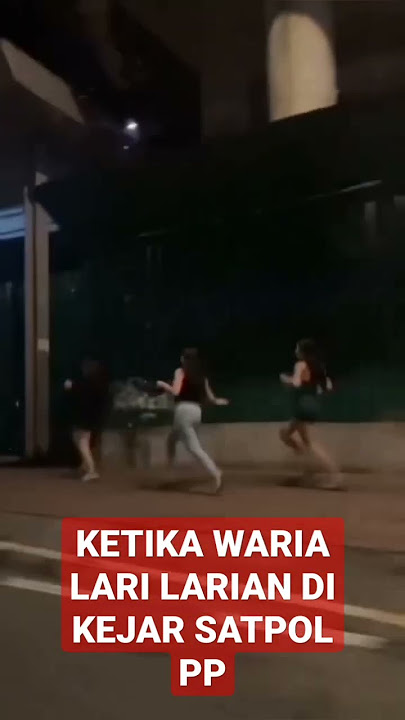 KETIKA WARIA LARI LARIAN DI KEJAR SATPOL PP #shorts