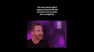 David Guetta talks Sia #shorts