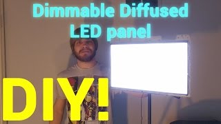 Dimmable Diffused LED Panel DIY!