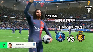 EA FC24 | Kylian Mbappe | Hat-trick goals | PS5 🎧🔥 #mbappe #fc24 #6