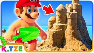 LARGEST Sandcastle Ever Built 🏰😍 Super Mario Odyssey Story