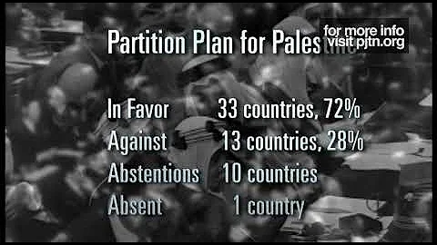 Palestine Partition Plan - Israel Indivisible