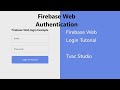 Connexion web firebase  connexion et inscription en html javascript et firebase  nouvelle version