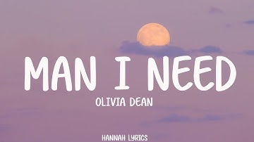 Man I Need - Olivia Dean (Lyrics) (Loop Video)