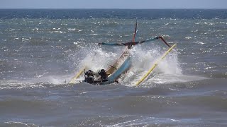 Traditional Boat vs Storm, Plawangan Puger