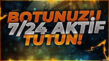 DİSCORD BOTUNUZU 7/24 AKTİF YAPMAK? | 2023 | BEDAVA UPTİME | FAST UPTİME