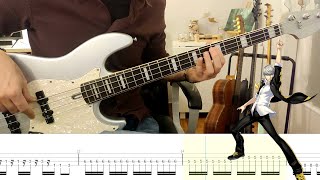 Persona 4 Golden - Time to Make History [Bass Cover with Play Along Tabs in Video]