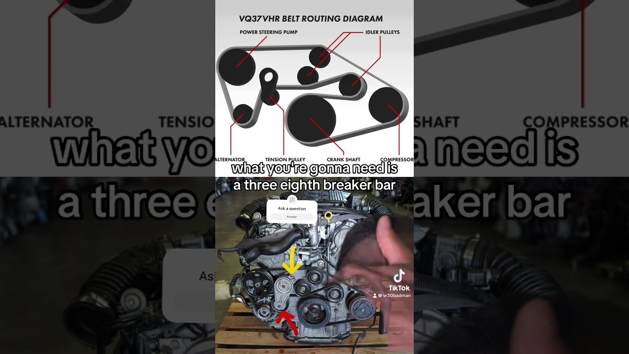 G37 не запускается генератор: как заменить приводной ремень на G37