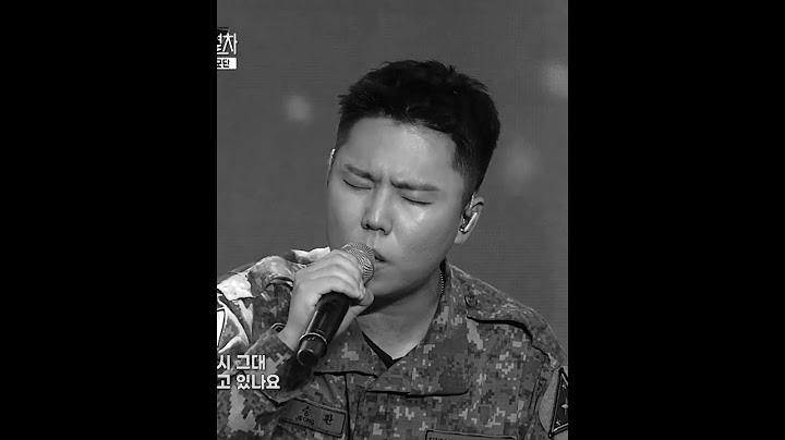"슬퍼지도록 시리던 우리의 그 계절이 가요"☆병장 정승환 : 눈사람 / KFN 위문열차