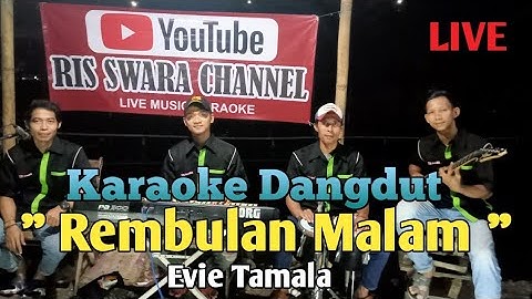 Rembulan Malam - Evie Tamala - karaoke dangdut ( Cover ) Nada wanita