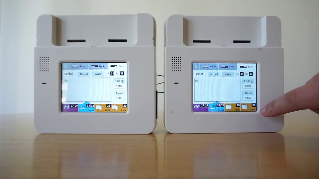 Serial Communication with Kinoma Create - YouTube