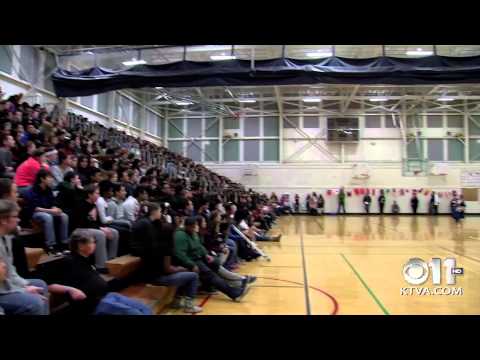 Wendler Middle School Diversity Assembly report for KTVA 11 News