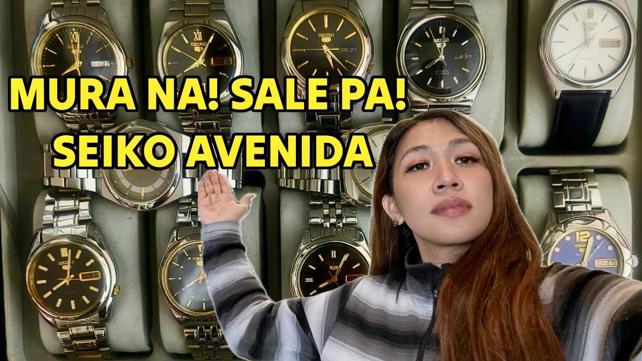 ORIGINAL SEIKO WATCHES AT AVENIDA STA CRUZ MANILA!