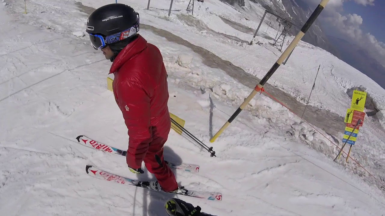 SaasFee Summer skiing ! YouTube