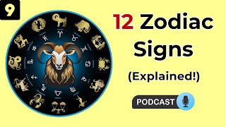 All 12 Zodiac Signs with their Meanings! | English Podcast - Ep. 09