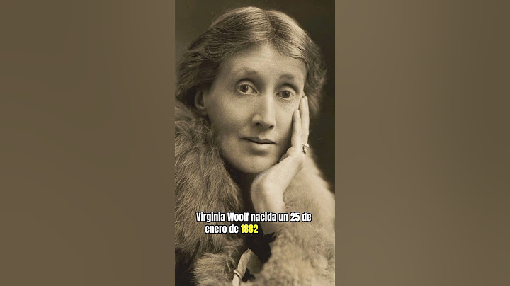 La triste historia de la Escritora VIRGINIA WOOLF