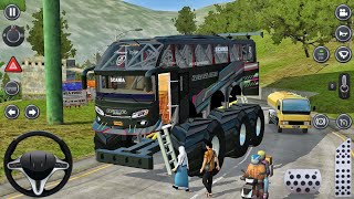 Monster Bus Driving in Bus Simulator Indonesia - Android Gameplay screenshot 1