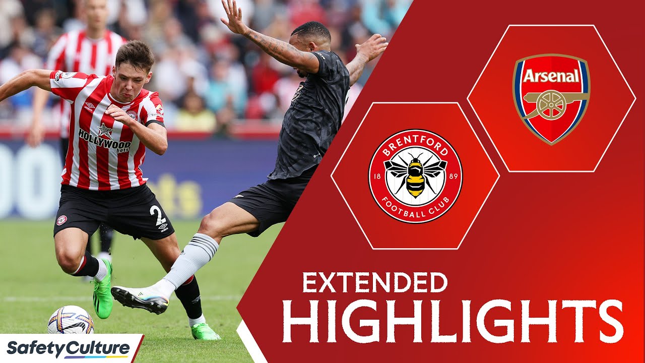 Brentford 0-3 Arsenal Extended Highlights