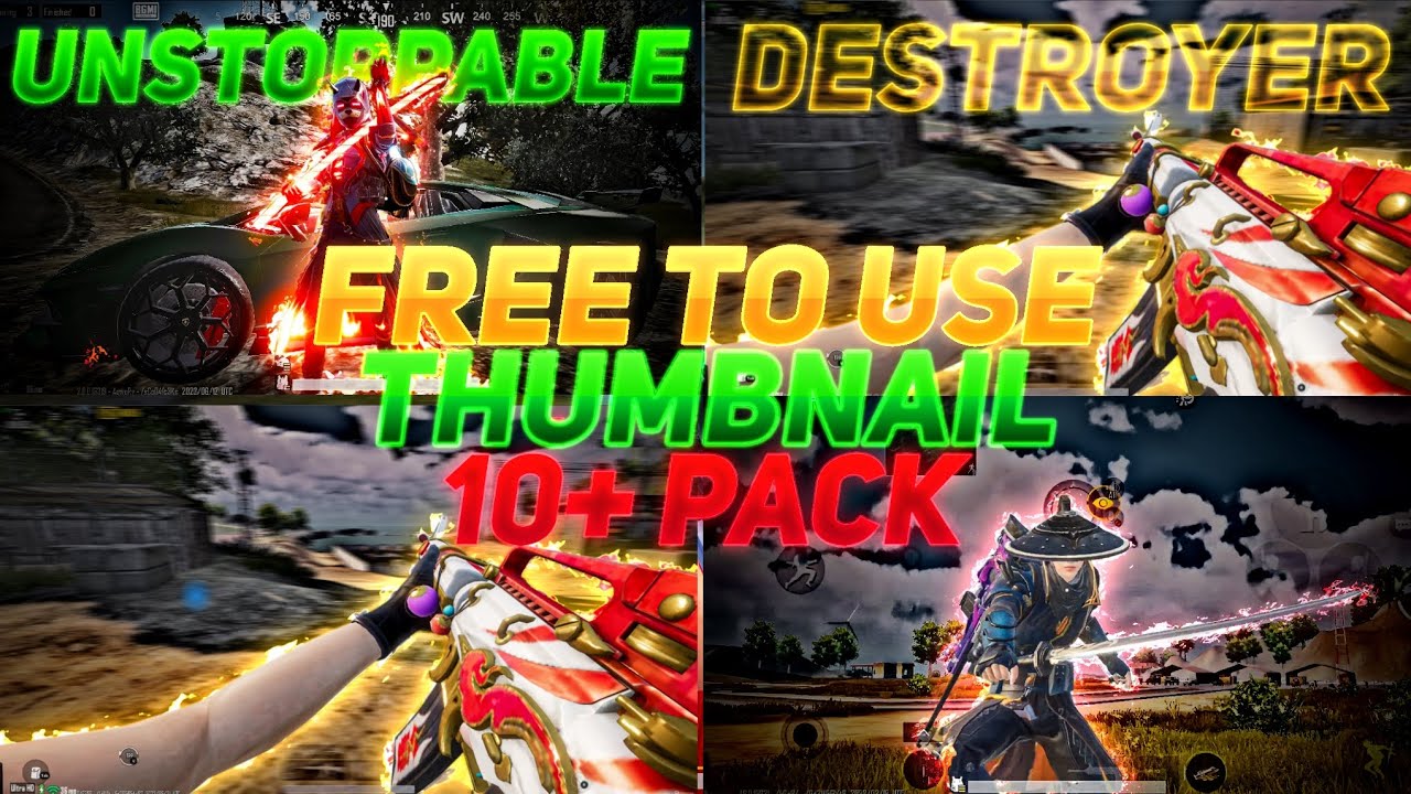 Free to use thumbnail pack |thumbnail pack with text and without text | free to use • TeamCCX