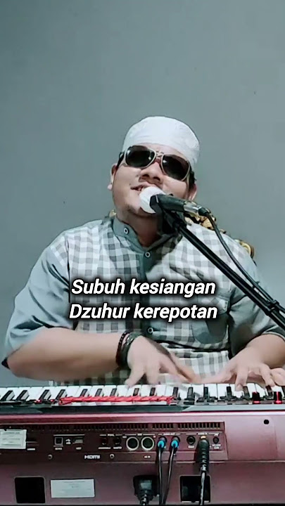 Subuh kesiangan, Dzuhur kerepotan, Ashar diperjalanan, Maghrib kecapean, Isya ketiduran #subro