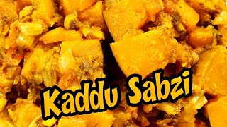 How to cook Kaddu Sabzi Recipe video | How to cook Pumkin recipe at home | 0062