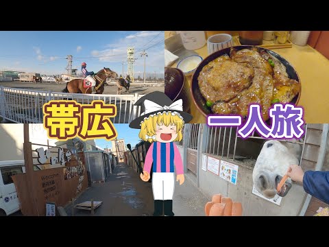 【帯広一人旅】いざ、ばんえい競馬へ!観光スポットを紹介!【ゆっくり旅行】北海道観光地巡り旅part2