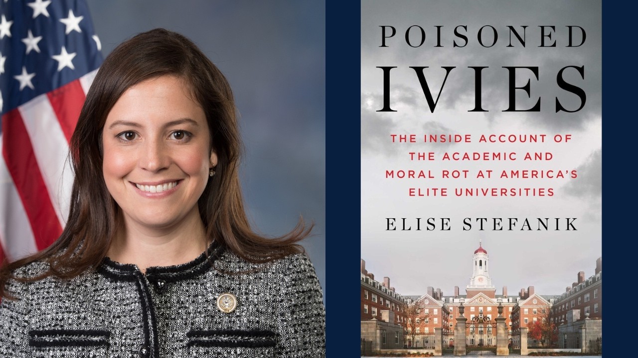 Hear from Congresswoman Elise Stefanik as she discusses her new book, Poisoned Ivies: The Inside Account of the Academic and Moral Rot at America’s Elite Universities.

Join this channel to get access to perks:
https://www.youtube.com/channel/UC-aB7UkyJBcAhbAWUNFUAaQ/join

The Richard Nixon Foundation applies the legacy and vision of President Richard Nixon, America’s relentless grand strategist, to defining issues facing our nation and the world.

The Richard Nixon Foundation in association with the National Archives and Records Administration provides financial support to collect, preserve, and make available to the public and for scholars the documents, recordings, and other materials that illuminate the life and times, and the historic legacy of Richard Nixon.

Subscribe to the Richard Nixon Foundation on Youtube: https://bit.ly/2SExMw7
Follow the Richard Nixon Foundation on Facebook: https://bit.ly/2w545N0
Follow the Richard Nixon Foundation on Twitter: https://bit.ly/3bwIEoh
Follow the Nixon Foundation on Instagram: https://bit.ly/2HeqCcN
Visit the Nixon Foundation Museum Store: https://store.nixonfoundation.org/
Visit our website: https://www.nixonfoundation.org/