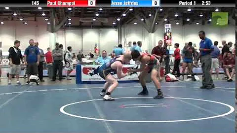 Men 145 - Paul Champol vs. Jesse Jeffries