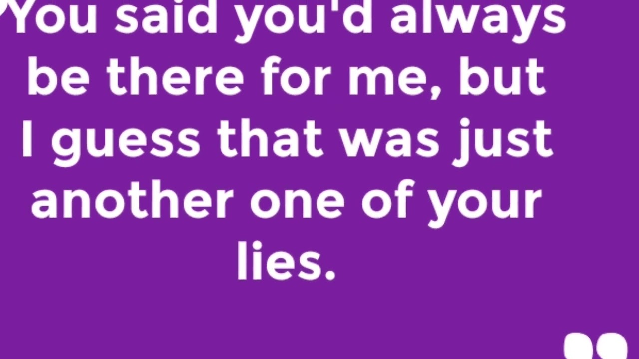 Cheating Quotes/Broken Heart YouTube