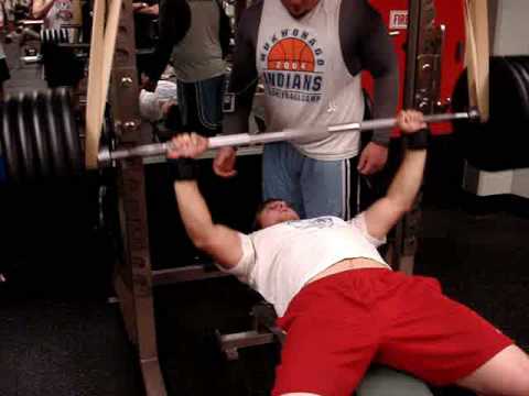 Ben reverse band bench 10/17/08