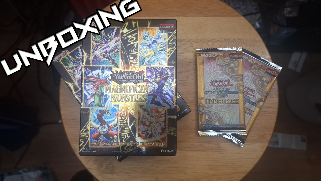 Yu-Gi-Oh! Magnificent Monsters + World Championship 2026 Limited Pack UNBOXING!!!