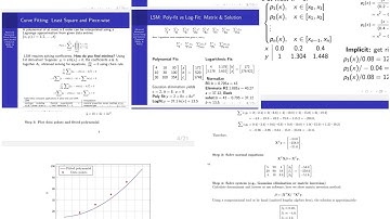 4. least square curve fitting and piecewise interpolation