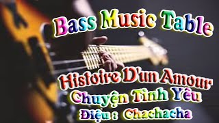 Video thumbnail of "TU HOC BASS TABLE MUSIC CHUYEN TINH YEU VIDEO DIEU CHACHACHA"