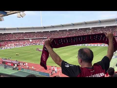 1. FC Nürnberg 2:0 SpVgg Fürth | Tore und Abpfiff Jubel | Derbysieg