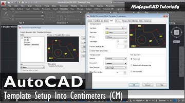 AutoCAD Template Setup In Centimeters