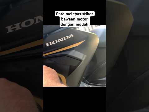 Cara melepas stiker