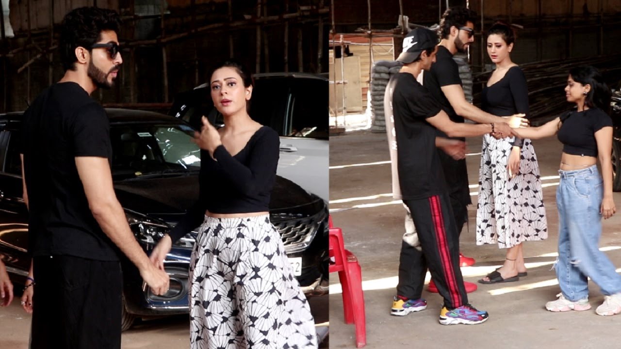 Jhanak TV Serial Lead Jodi Hiba Nawab And Krushal Ahuja Dance Practice For Star Parivaar Awards 2024