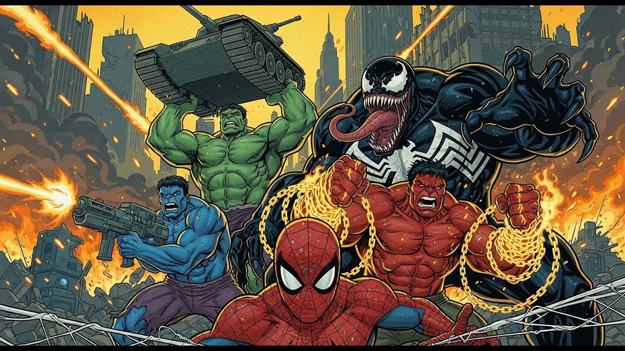 Unexpected Team Up:HULK EPIC BATTLE! However, RED HULK Unexpected SAVE Changes Everything!