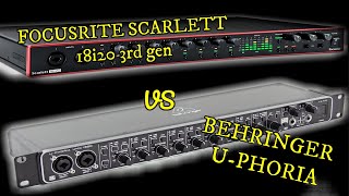 Focusrite Vs Behringer Comparison - BONUS Footage at the end #focusrite #behringer #comparison