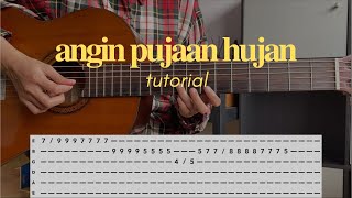 tutorial gitar melodi ' angin pujaan hujan - payung teduh ' live jazzy nite kompas tv [TAB]