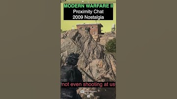 MODERN WARFARE II WARZONE Proximity Chat OG MW2 Lobby 2009 Nostalgia #shorts #mwii #warzone #mwiii