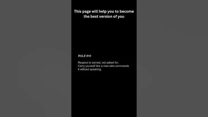 sigma rule #10 🔥 #motivation #shorts #selfrespect #growth  #selfimprovement #mindset #dicipline