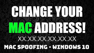 Easy way to Change MAC Address in Windows 10 Devices | WiFi MAC Spoofing screenshot 5