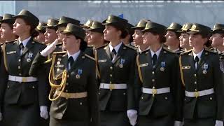 Ukrainian Female Military Parade