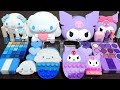 Asmr cinnamoroll vs kuromi slime mixing random into slime satisfying slimeasmrslimesatisfying